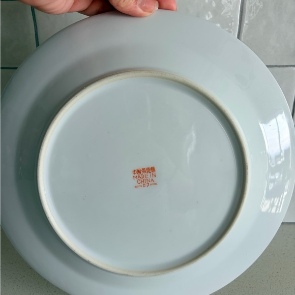 1960’s Vintage Chinese Porcelain Jingdezhen 10” Dinner...
